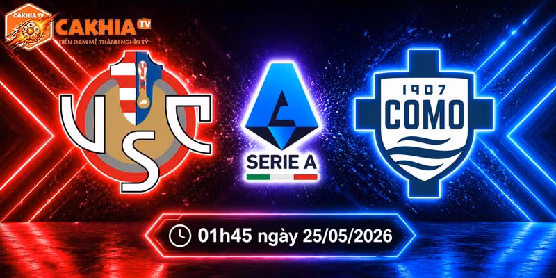 Soi kèo Cremonese vs Como, 1h45 ngày 25/5 - Serie A