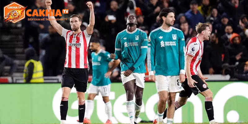 Phong độ của Liverpool vs Brentford